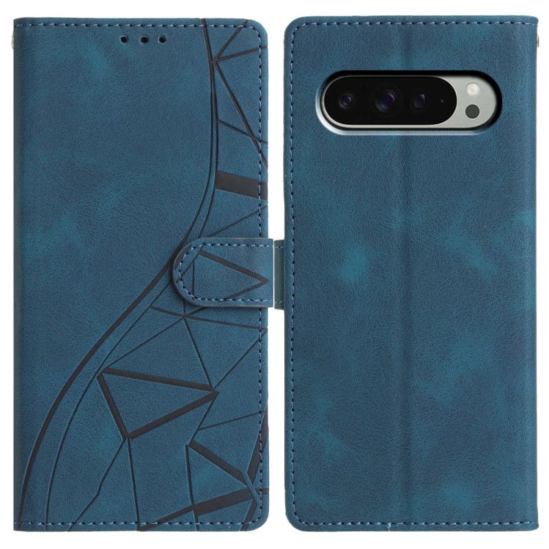 Flip Cover Til Google Pixel 10 / 10 Pro Trekantmønster