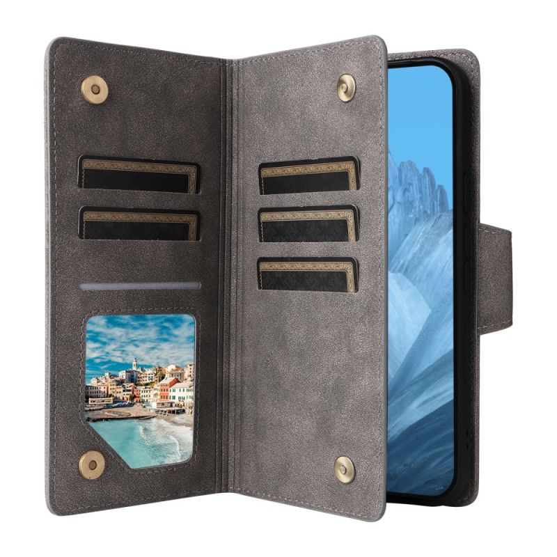 Læder Cover Google Pixel 10 / 10 Pro Telefon Etui Pung Med Ruskindseffekt