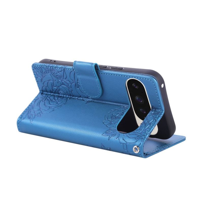 Læder Cover Google Pixel 10 / 10 Pro Telefon Etui Rosenprint