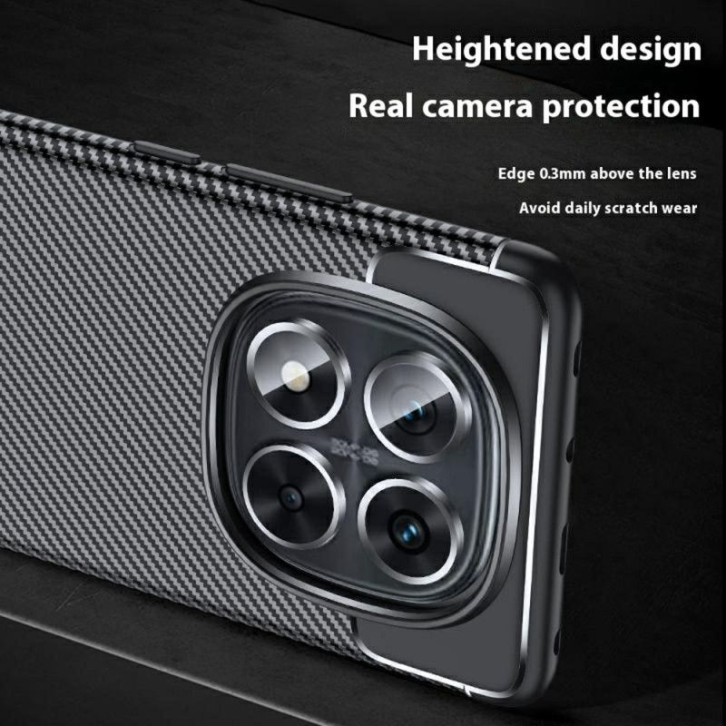 Cover Til Xiaomi Redmi Note 14 Pro 5g Klassisk Kulfiber