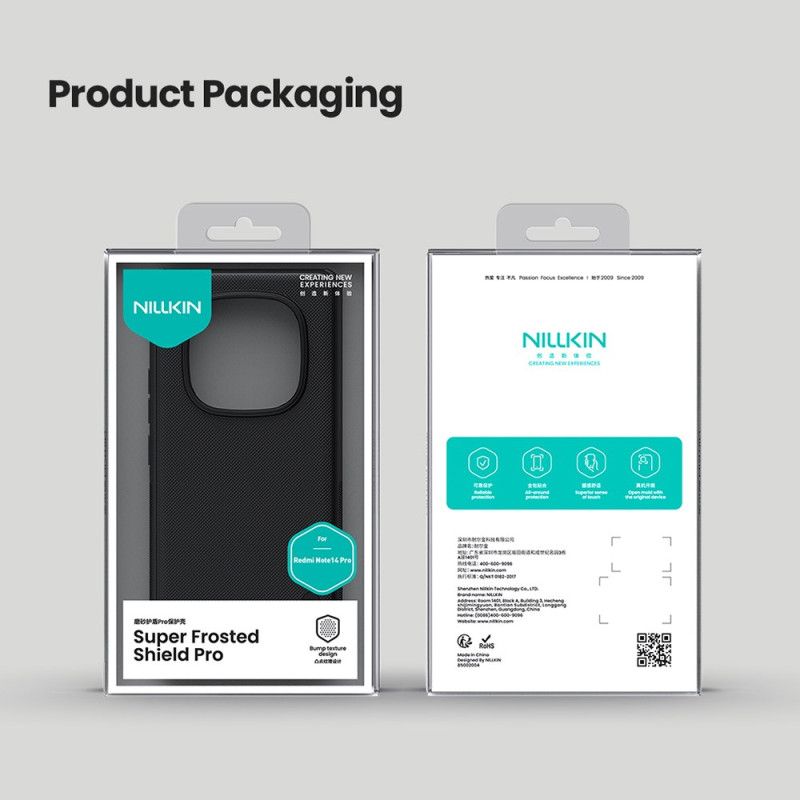 Cover Xiaomi Redmi Note 14 Pro 5g Frosted Shield Pro Nillkin