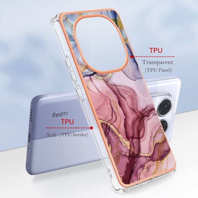 Cover Xiaomi Redmi Note 14 Pro 5g Marmorstil
