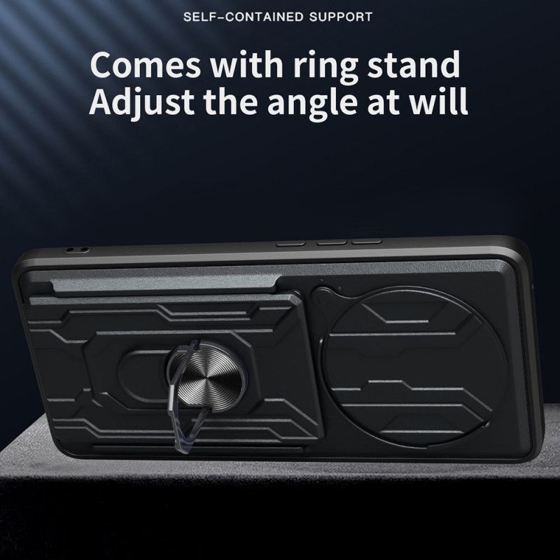 Cover Xiaomi Redmi Note 14 Pro 5g Skydeligt Kameradæksel Og Stativ