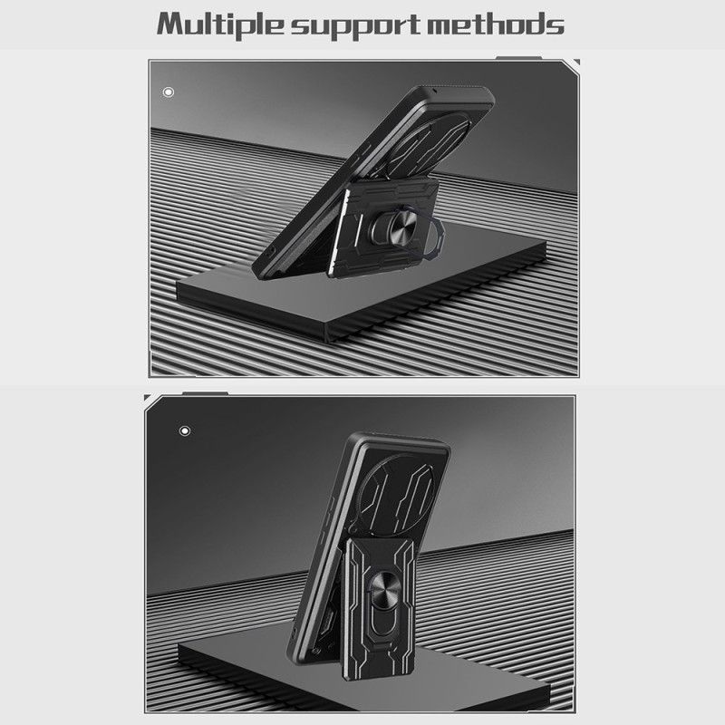 Cover Xiaomi Redmi Note 14 Pro 5g Skydeligt Kameradæksel Og Stativ