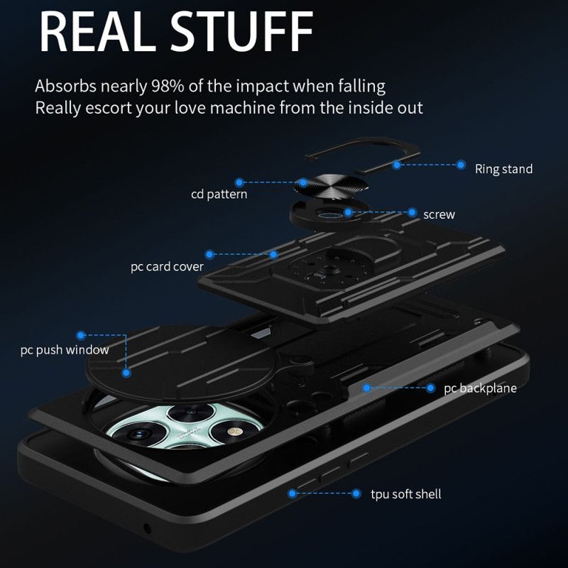 Cover Xiaomi Redmi Note 14 Pro 5g Skydeligt Kameradæksel Og Stativ