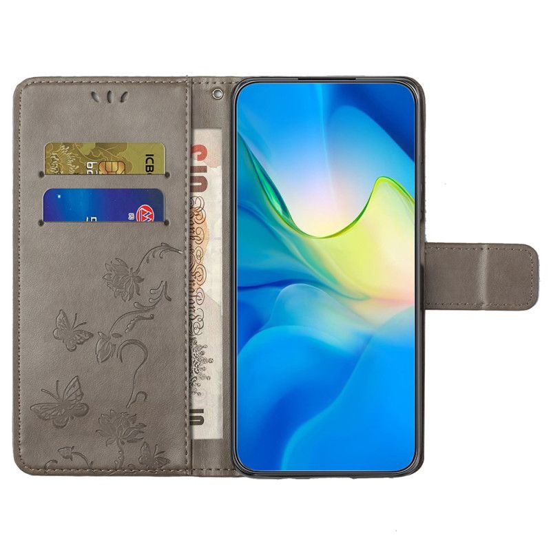 Flip Cover Til Xiaomi Redmi Note 14 Pro 5g Blomsterprint