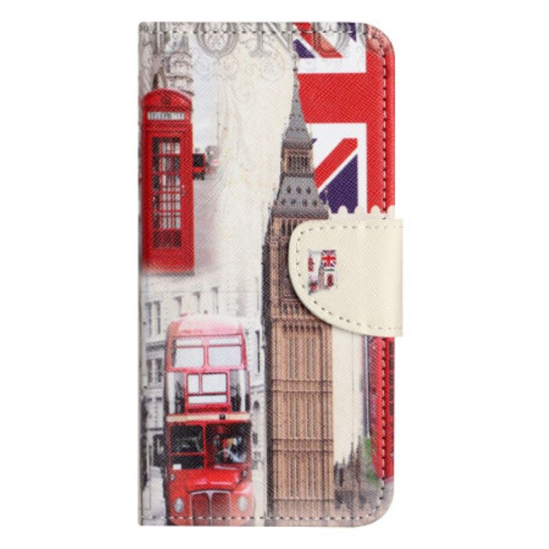Flip Cover Til Xiaomi Redmi Note 14 Pro 5g London Life