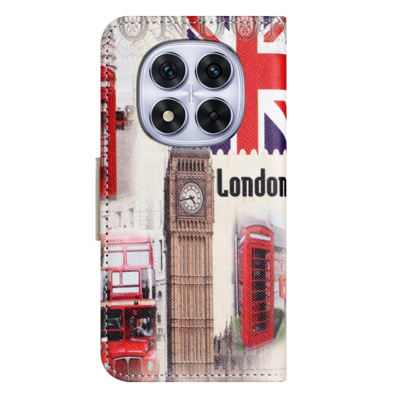 Flip Cover Til Xiaomi Redmi Note 14 Pro 5g London Life