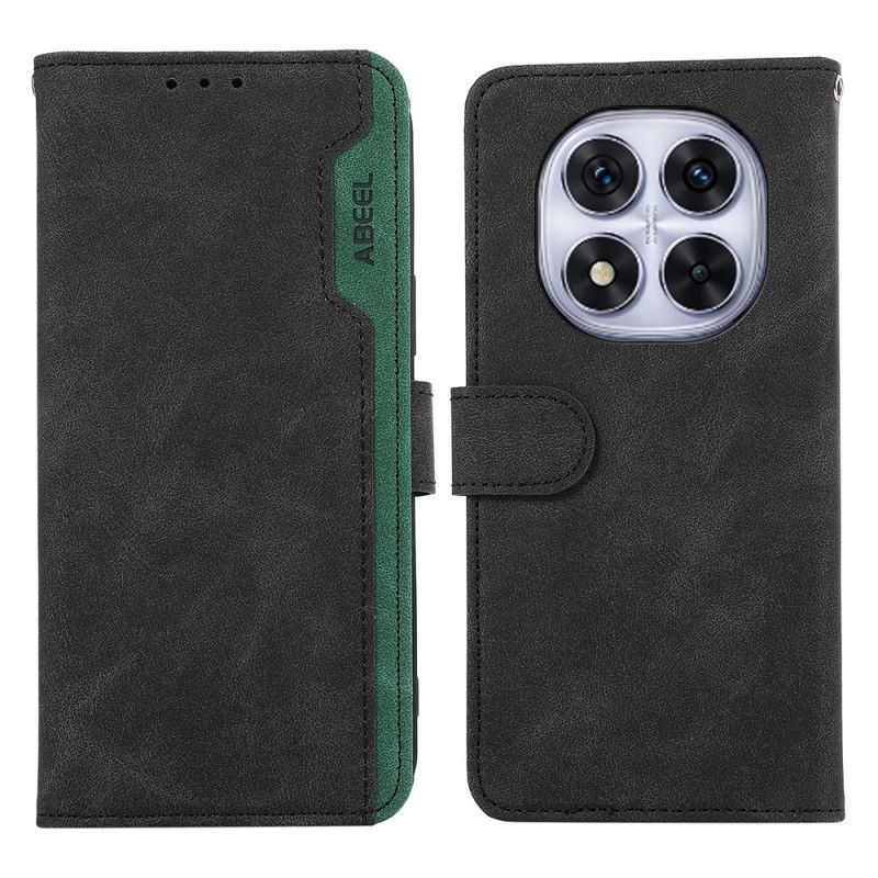 Flip Cover Til Xiaomi Redmi Note 14 Pro 5g Tofarvet Abeel