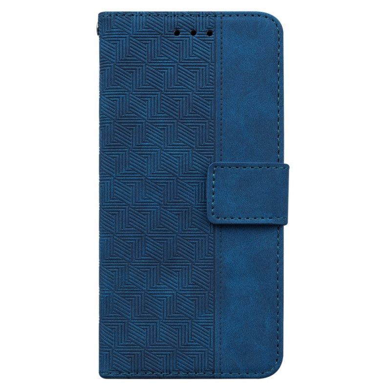 Flip Cover Til Xiaomi Redmi Note 14 Pro 5g Vævet Mønster