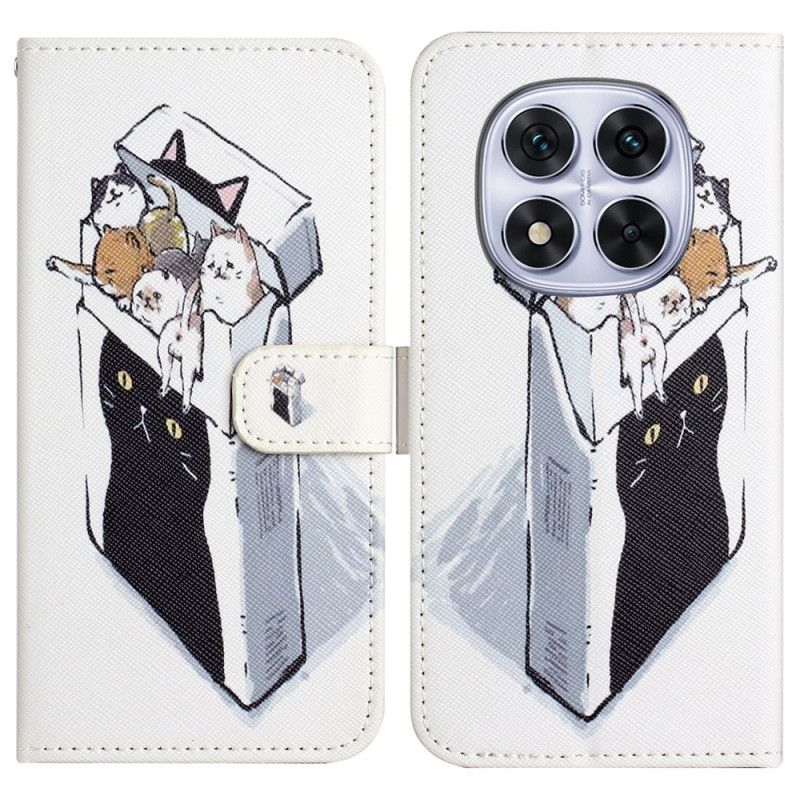 Flip Cover Xiaomi Redmi Note 14 Pro 5g Katte I Æske