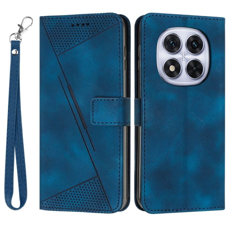Flip Cover Xiaomi Redmi Note 14 Pro 5g Stribet Ruskindseffekt