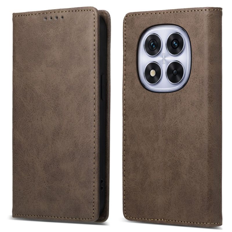 Flip Cover Xiaomi Redmi Note 14 Pro 5g Vintage Lædereffekt