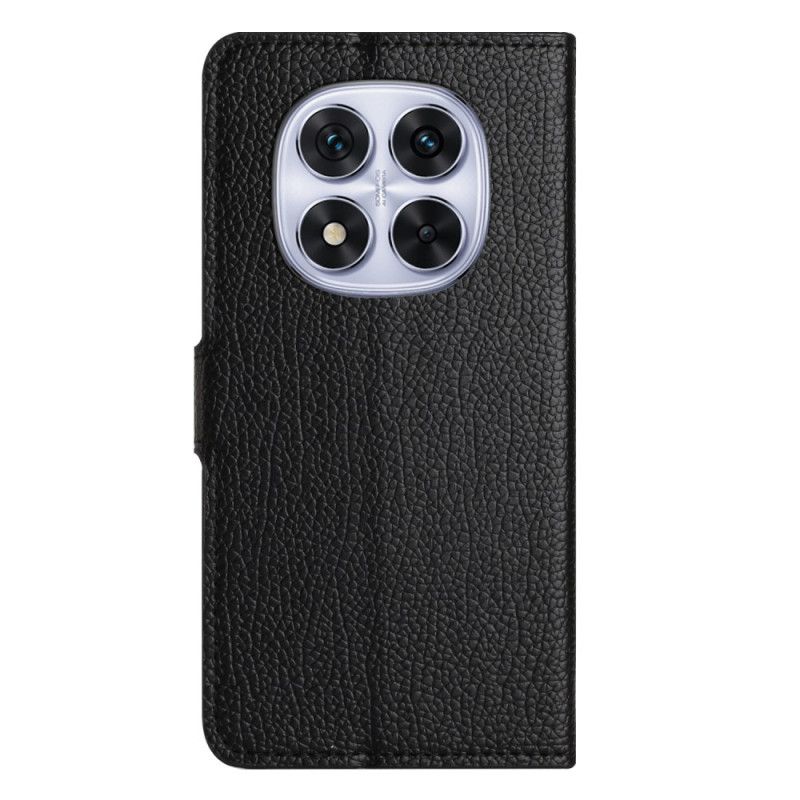 Læder Cover Xiaomi Redmi Note 14 Pro 5g Telefon Etui Litchitekstur