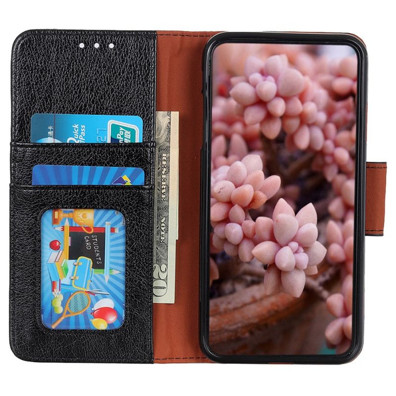 Læder Cover Xiaomi Redmi Note 14 Pro 5g Telefon Etui Nappa-tekstureret Læder