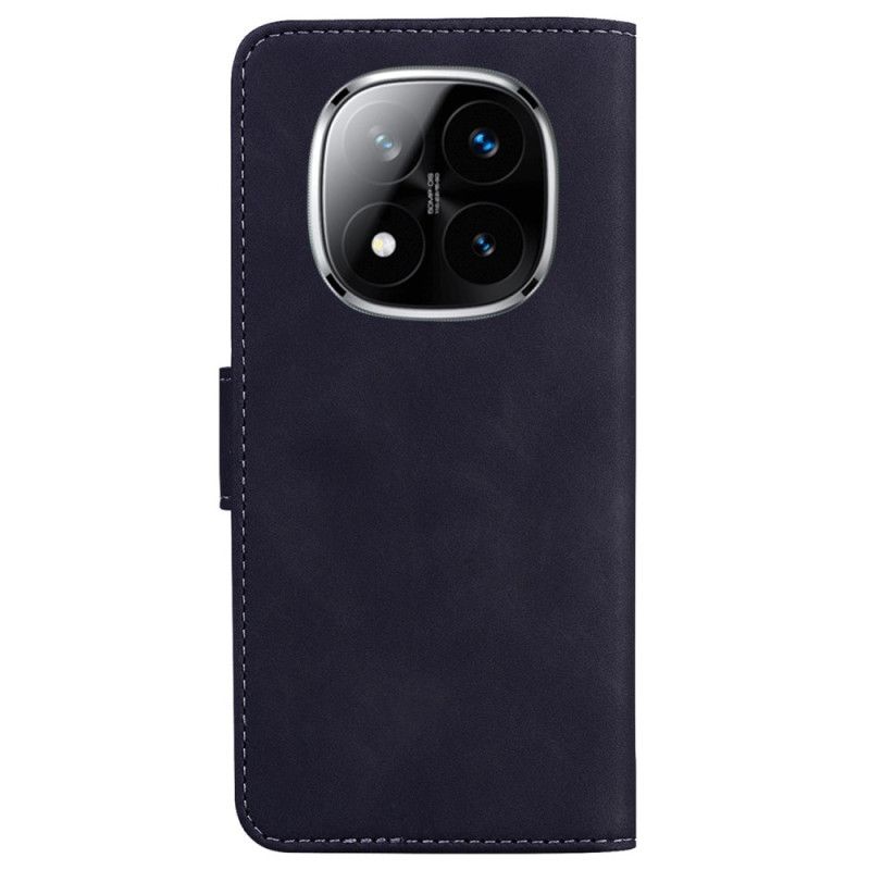Læder Cover Xiaomi Redmi Note 14 Pro 5g Telefon Etui Sommerfugl