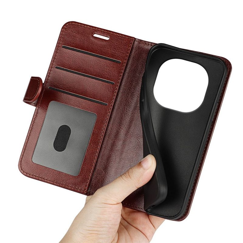 Læder Cover Xiaomi Redmi Note 14 Pro 5g Vintage