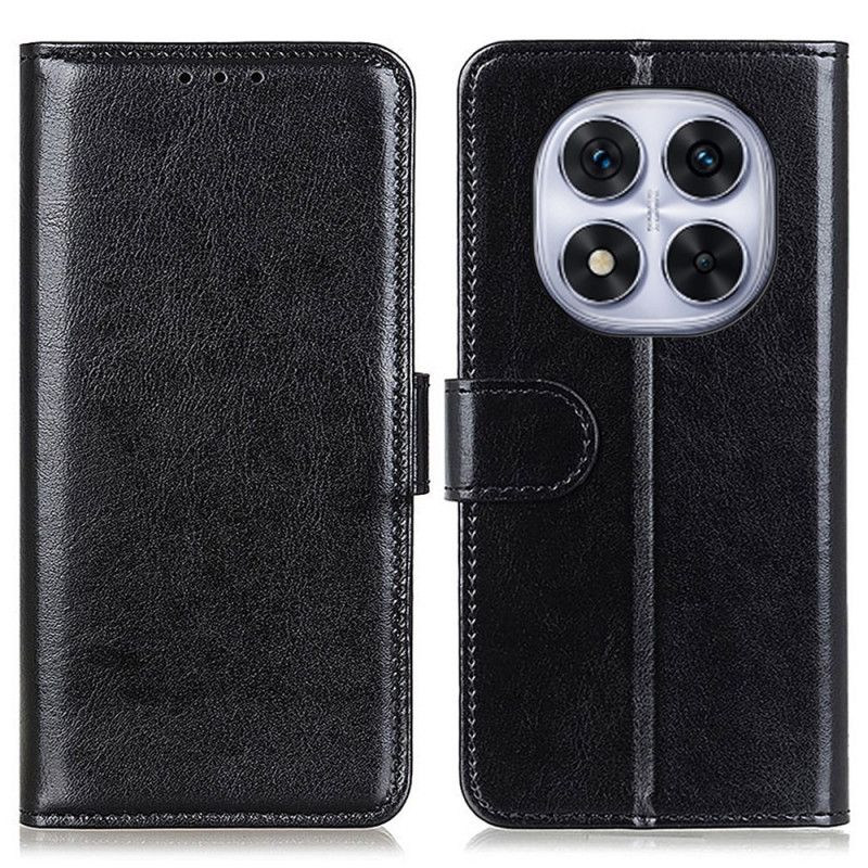 Læder Cover Xiaomi Redmi Note 14 Pro 5g Vokset Kunstlæder