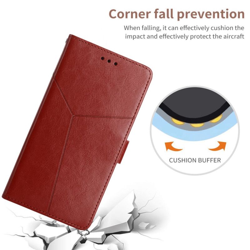 Læder Cover Xiaomi Redmi Note 14 Pro 5g Y-designrem