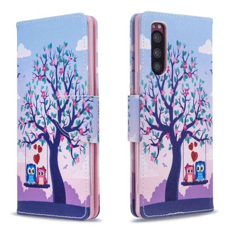 Flip Cover Sony Xperia 5 Mobilcover Ugler På Gyngen