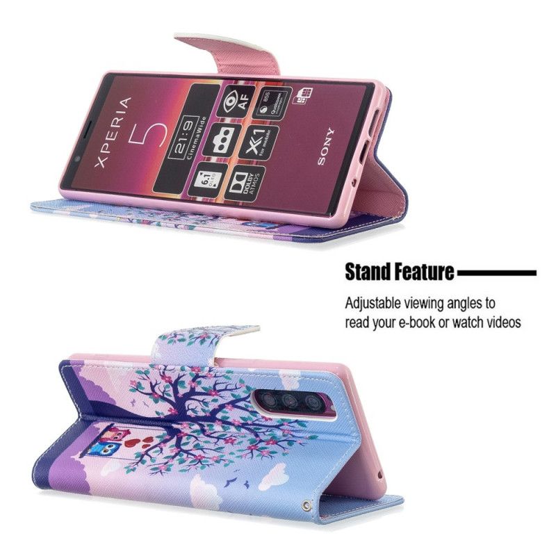Flip Cover Sony Xperia 5 Mobilcover Ugler På Gyngen