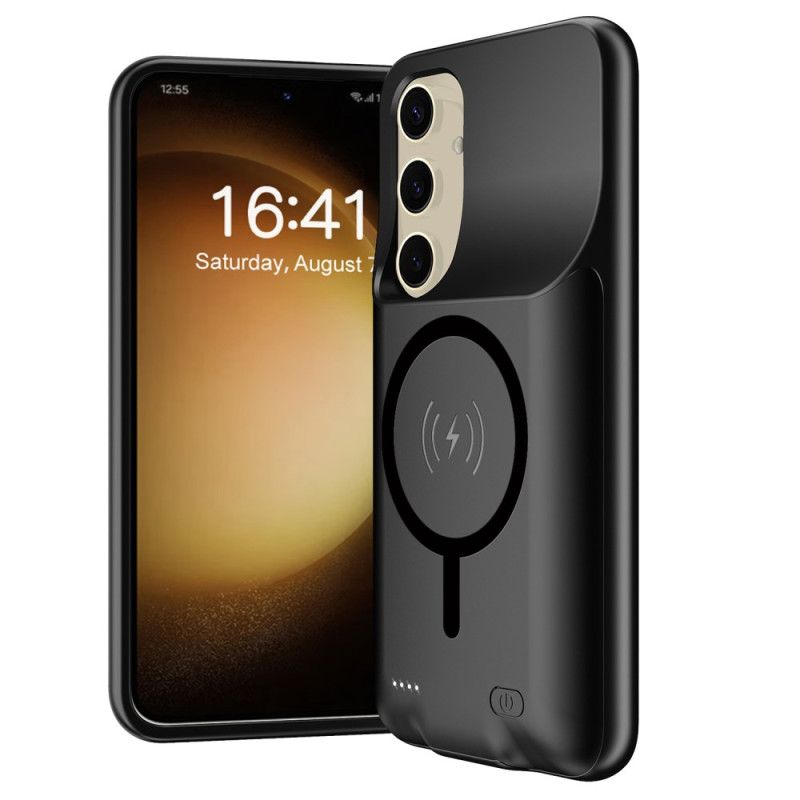 10000mah Battericover Til Samsung Galaxy S25 Ekstern Oplader Med Magnetisk Fastgørelse