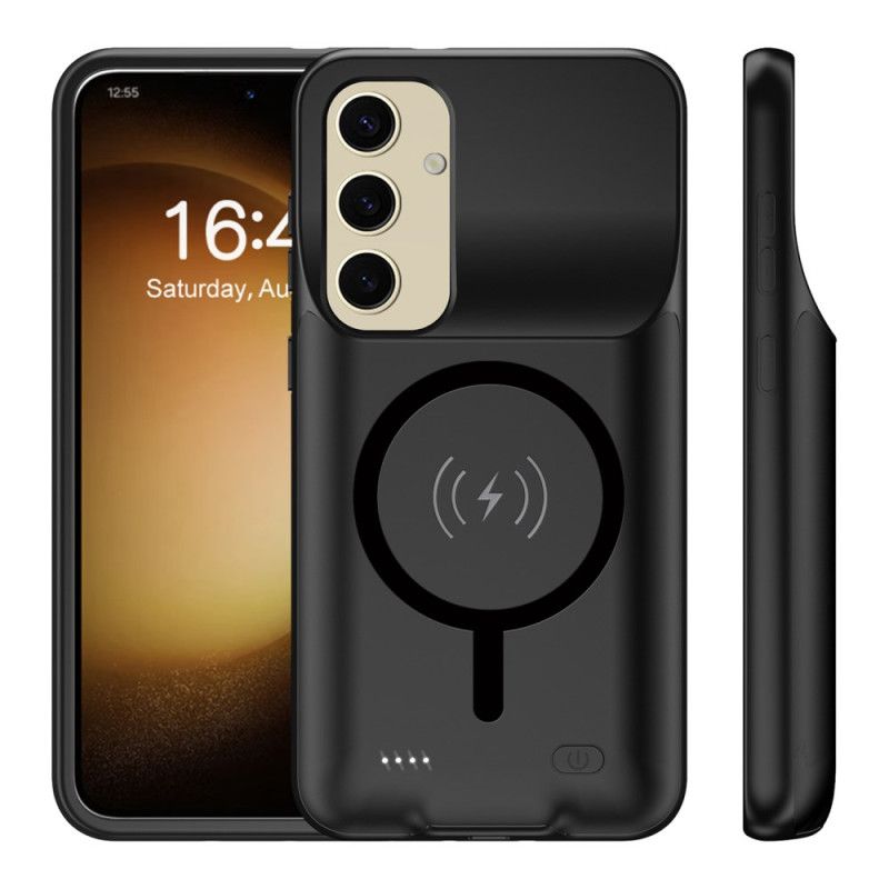 10000mah Battericover Til Samsung Galaxy S25 Ekstern Oplader Med Magnetisk Fastgørelse