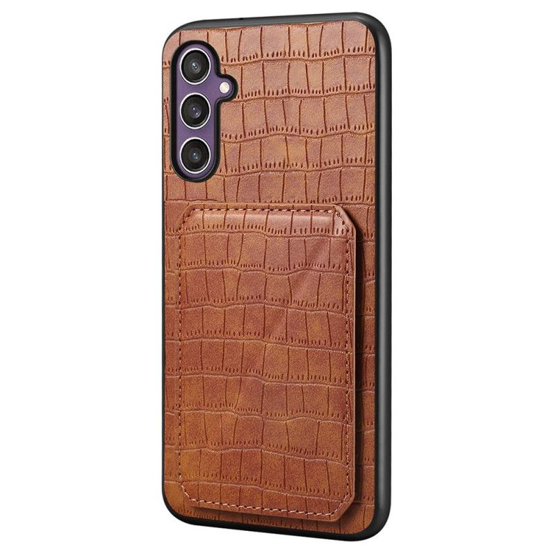 Cover Samsung Galaxy S25 5g Kortholder Med Krokodilletekstur