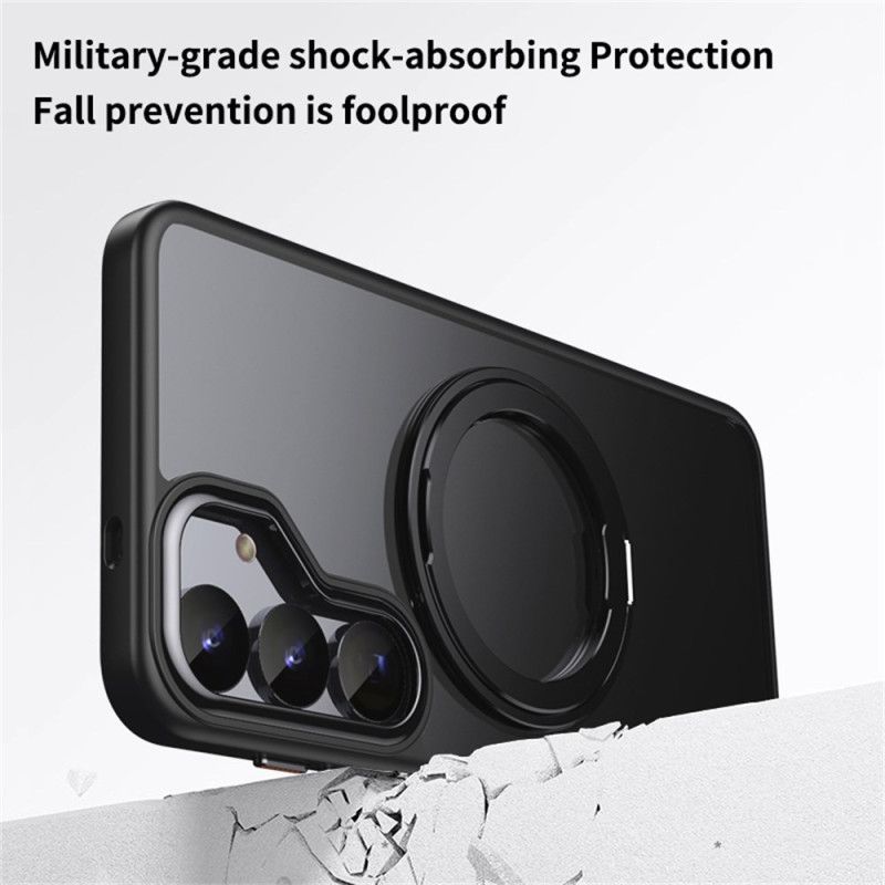 Cover Samsung Galaxy S25 5g Magsafe-kompatibel Enkel Med Stativ