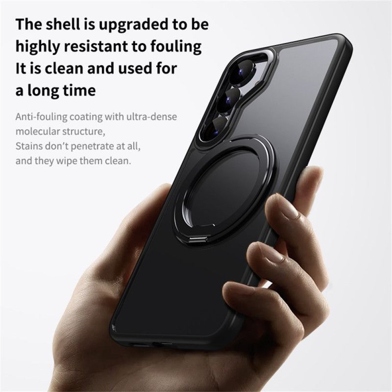 Cover Samsung Galaxy S25 5g Magsafe-kompatibel Enkel Med Stativ