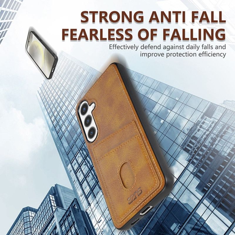 Cover Samsung Galaxy S25 5g Tekstureret Læder Kortholder