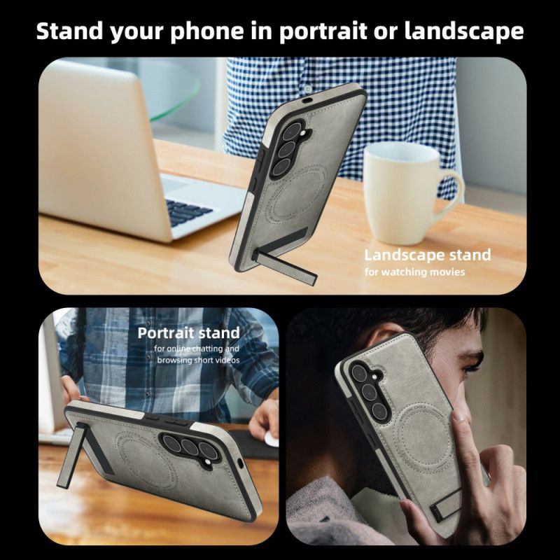 Cover Samsung Galaxy S25 5g Telefon Etui Indbygget Montering Og Magsafe Kompatibilitet