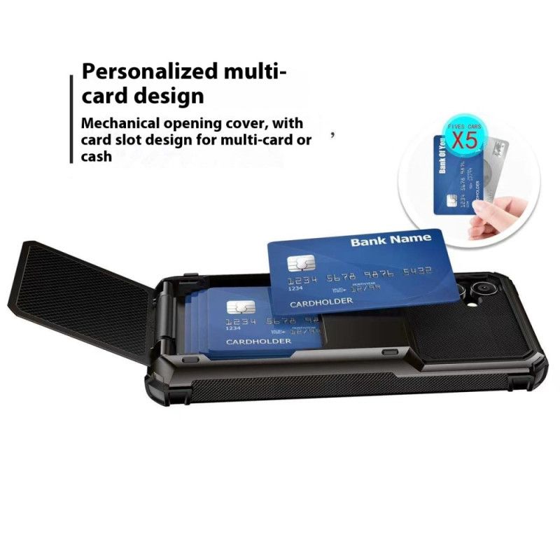 Cover Samsung Galaxy S25 5g Telefon Etui Integreret Kortholder