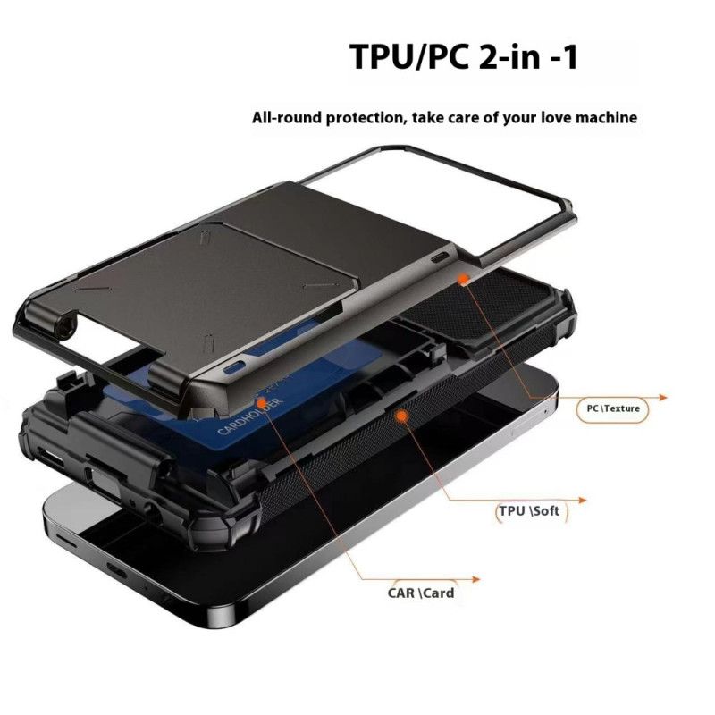 Cover Samsung Galaxy S25 5g Telefon Etui Integreret Kortholder