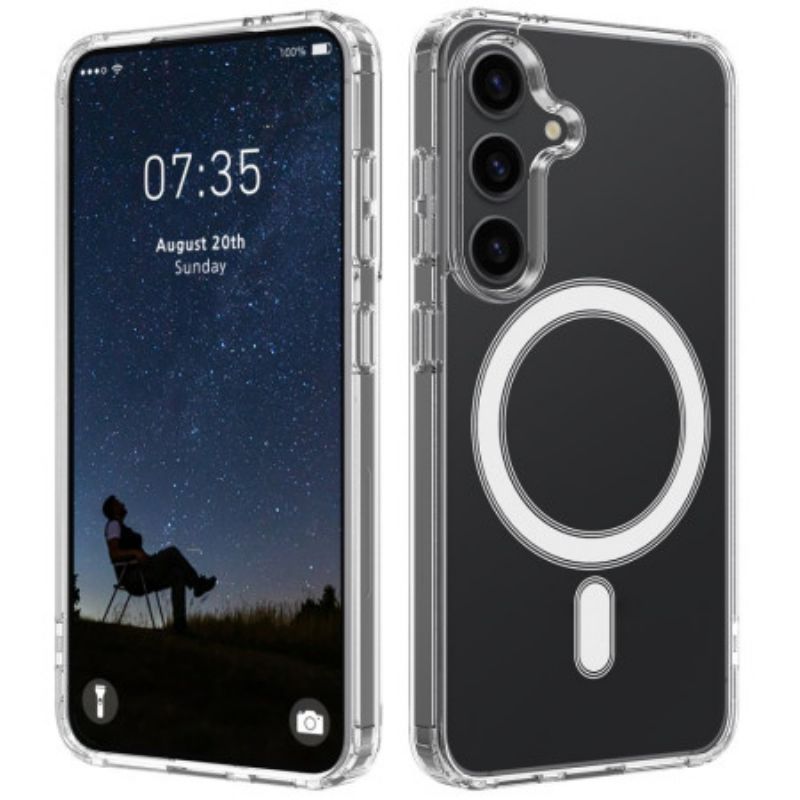 Cover Samsung Galaxy S25 5g Telefon Etui Klar Magsafe-kompatibel