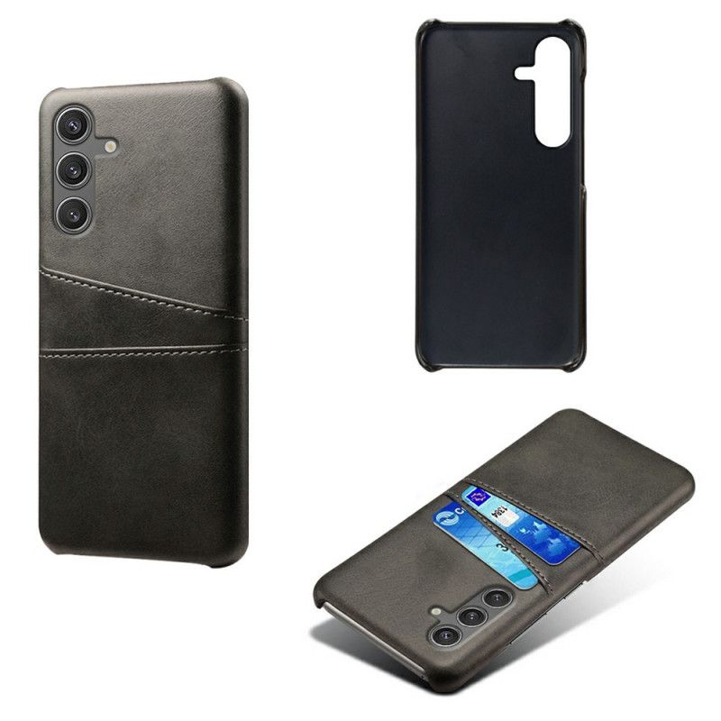 Cover Samsung Galaxy S25 5g Telefon Etui Kortholder Med Lædereffekt