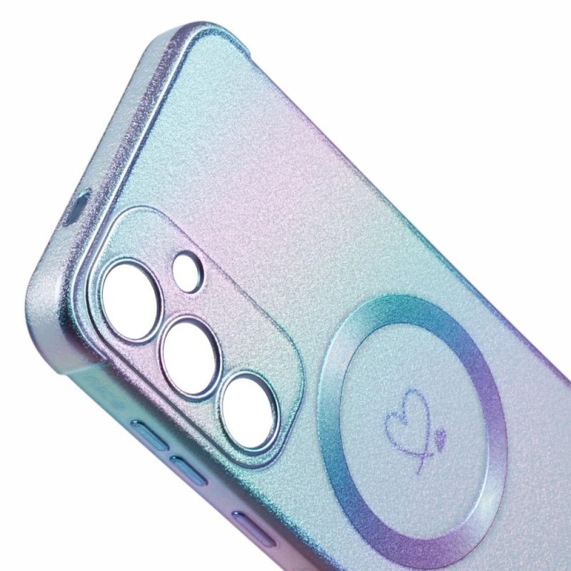 Cover Samsung Galaxy S25 5g Telefon Etui Magnetisk Hjerte