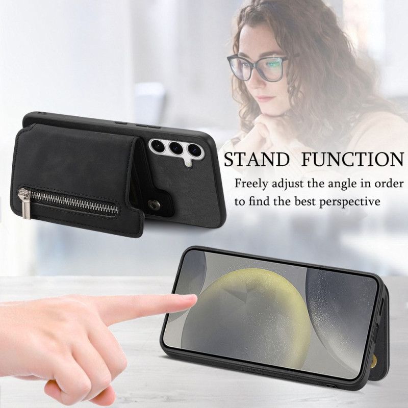 Cover Samsung Galaxy S25 5g Telefon Etui Med Aftagelig Magnetisk Kortholder