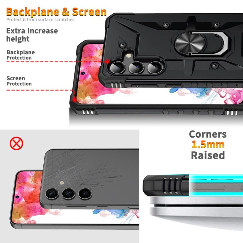 Cover Samsung Galaxy S25 5g Telefon Etui Roterende Ring