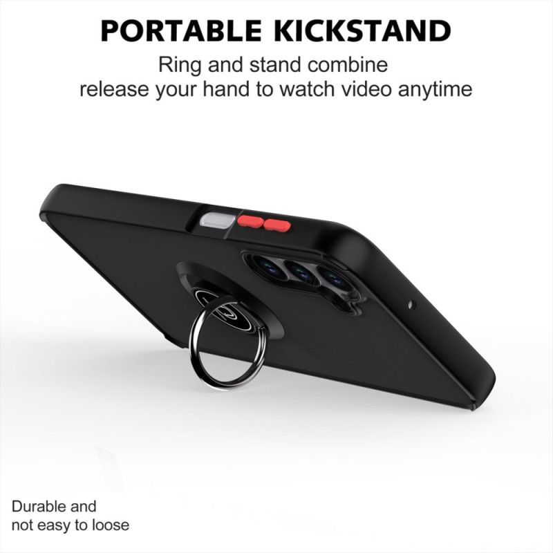 Cover Samsung Galaxy S25 5g Telefon Etui Tofarvet Ringholder