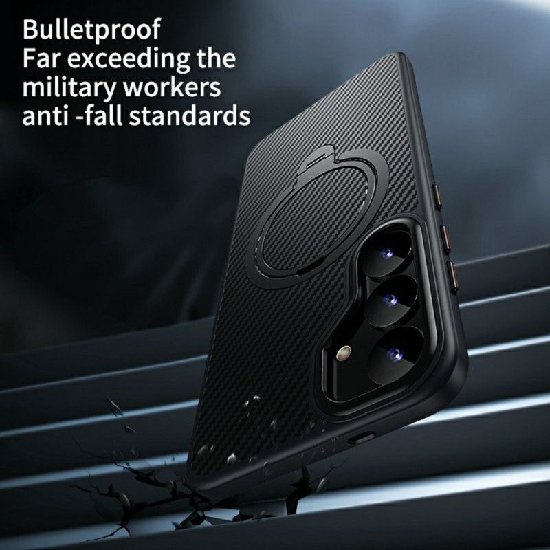 Cover Til Samsung Galaxy S25 5g Magsafe-kompatibel Med Ringholder