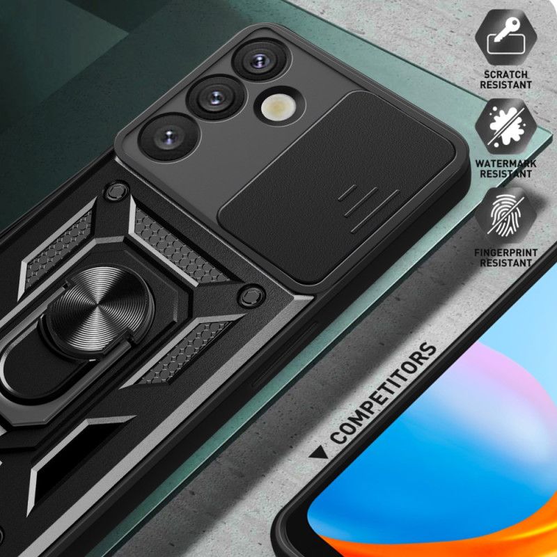 Cover Til Samsung Galaxy S25 5g Skydeligt Kameradæksel Og Stativ