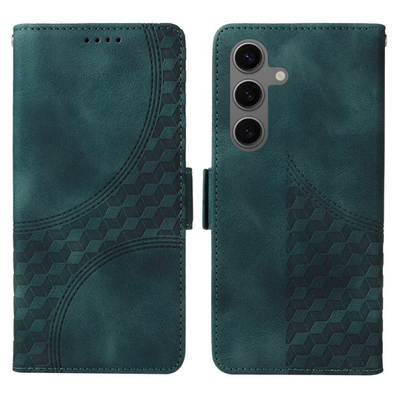 Flip Cover Samsung Galaxy S25 5g Grafisk Kant