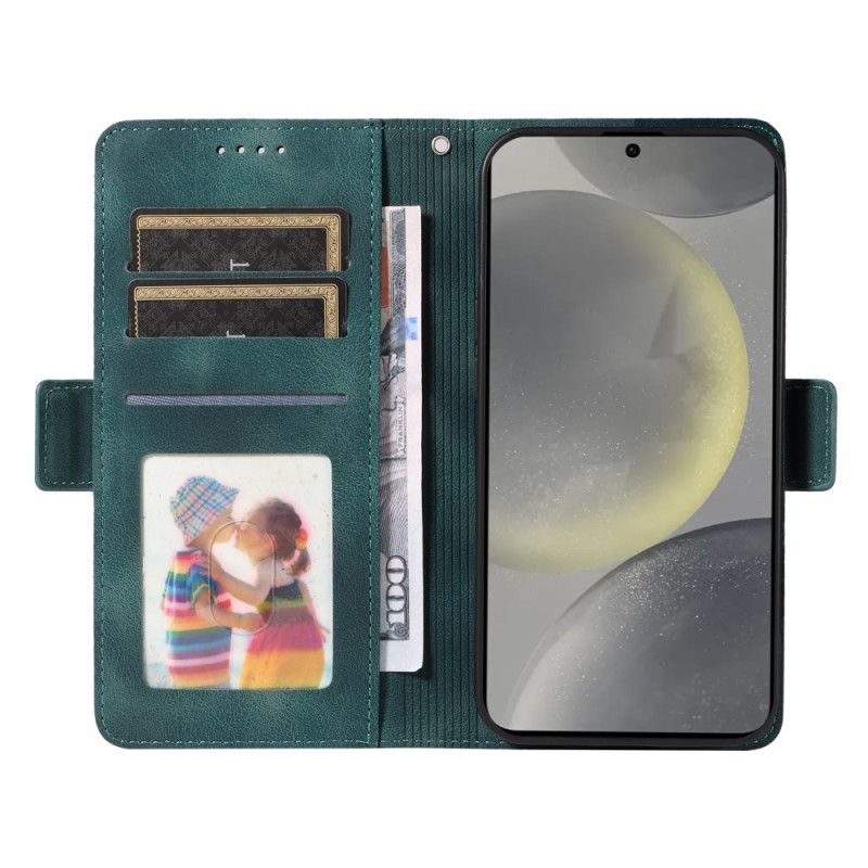 Flip Cover Samsung Galaxy S25 5g Grafisk Kant