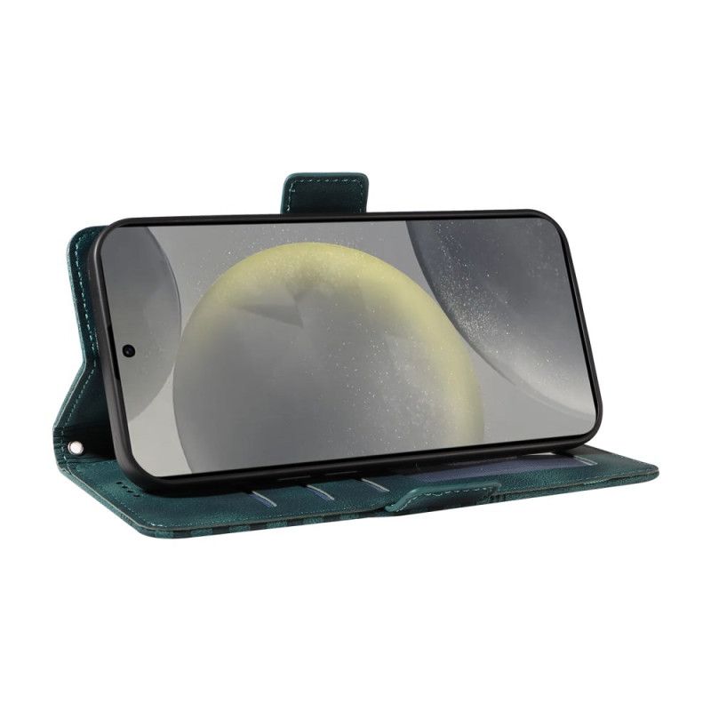 Flip Cover Samsung Galaxy S25 5g Grafisk Kant