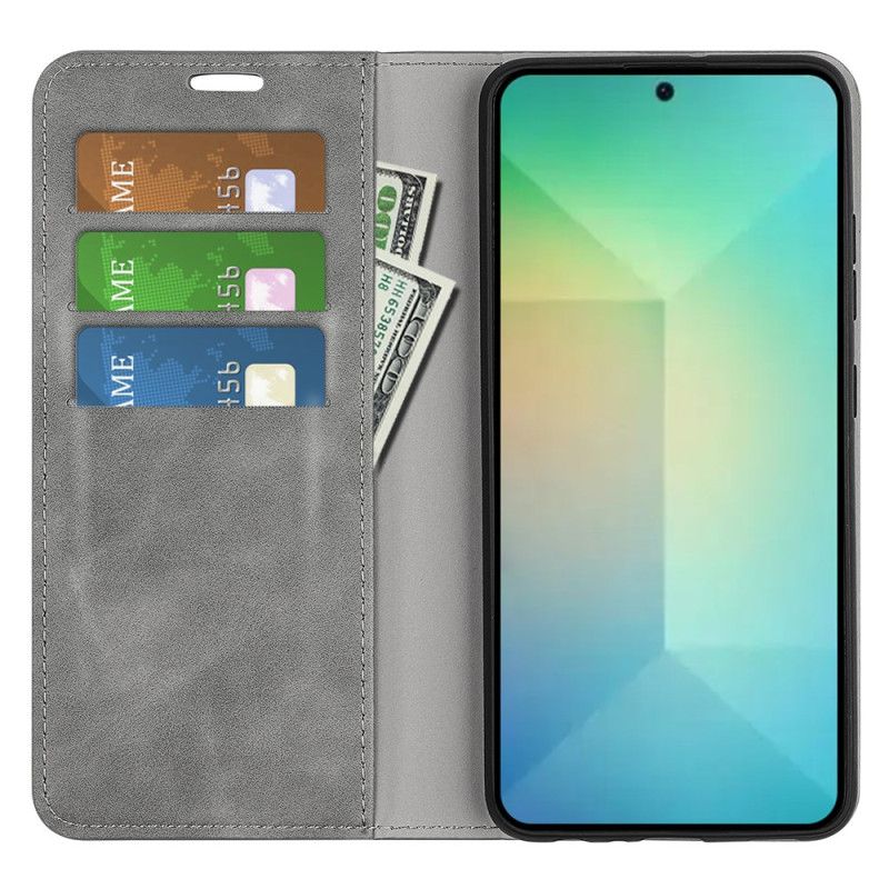 Flip Cover Samsung Galaxy S25 5g Klassisk Kunstlæder