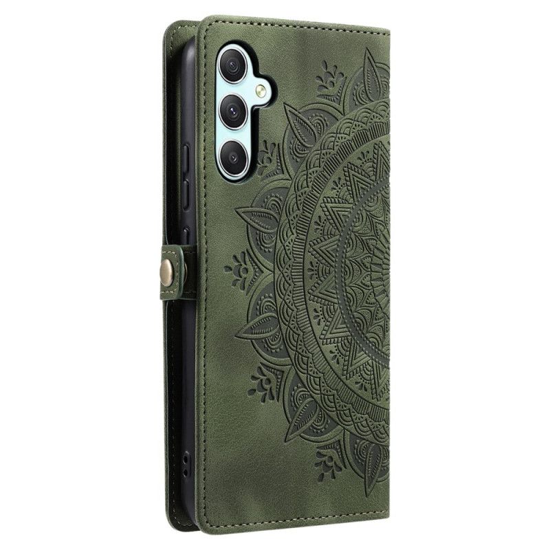 Flip Cover Til Samsung Galaxy S25 5g Mandala Ruskindseffekt