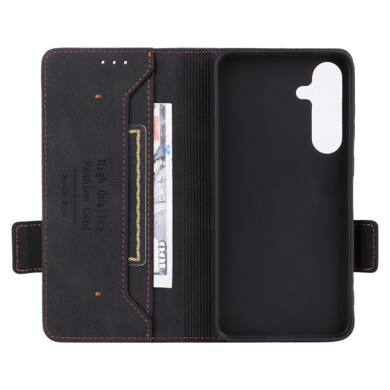 Flip Cover Til Samsung Galaxy S25 5g Retro Ruskindseffekt