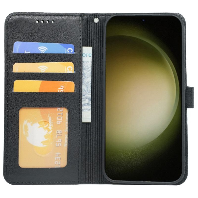 Flip Cover Til Samsung Galaxy S25 5g Vintage-stil