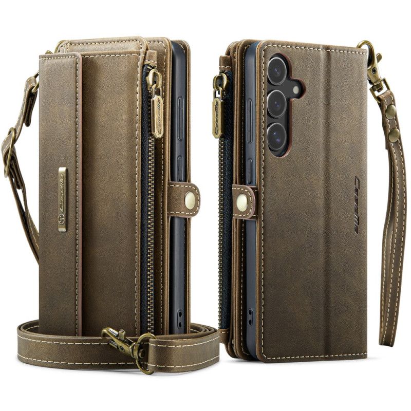 Læder Cover Samsung Galaxy S25 5g Fuld Rfid Pung